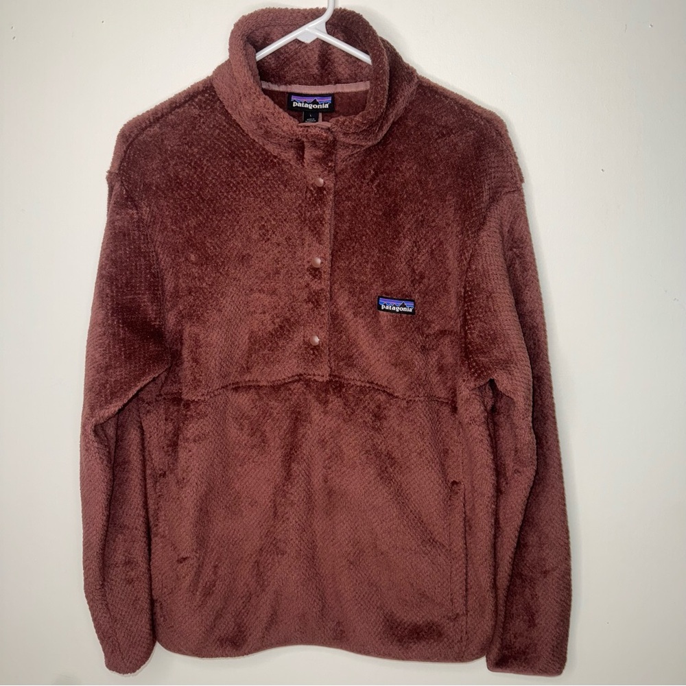 Patagonia Women's Re-Tool Half-Snap Pullover Dried Vanilla sz Large - Picture 2 of 13